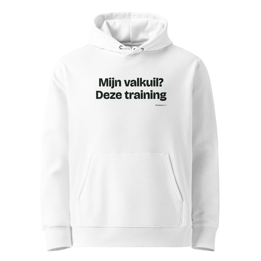 Mijn valkuil? Deze training – hoodie wit