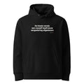 De beste versie van mezelf heeft jouw vergadering afgewezen – hoodie zwart