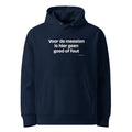 Voor de meesten is hier geen goed of fout – hoodie navy
