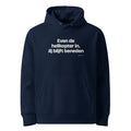 Even de helikopter in. Jij blijft beneden – hoodie navy