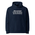 Mijn leerdoel? Ik laat het lekker op me af komen – hoodie navy