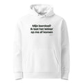 Mijn leerdoel? Ik laat het lekker op me af komen – hoodie wit