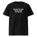 We doen het agile, dus we weten het nog niet – t-shirt zwart