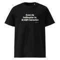 Even de helikopter in. Jij blijft beneden – t-shirt zwart