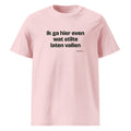 Ik ga hier even wat stilte laten vallen – t-shirt roze