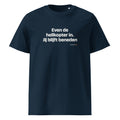 Even de helikopter in. Jij blijft beneden – t-shirt navy