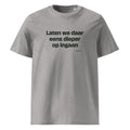 Laten we daar eens dieper op ingaan – t-shirt grijs gemêleerd