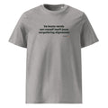 De beste versie van mezelf heeft jouw vergadering afgewezen – t-shirt grijs gemêleerd