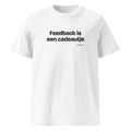 Feedback is een cadeautje – t-shirt wit