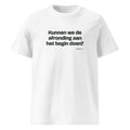 Kunnen we de afronding aan het begin doen? – t-shirt wit