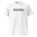 Wat is je grootste leerpunt vandaag? – t-shirt wit