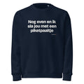 Nog even en ik sla jou met een piketpaaltje – sweater navy