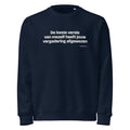 De beste versie van mezelf heeft jouw vergadering afgewezen – sweater navy