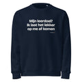 Mijn leerdoel? Ik laat het lekker op me af komen – sweater navy