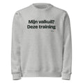 Mijn valkuil? Deze training – sweater grijs gemêleerd