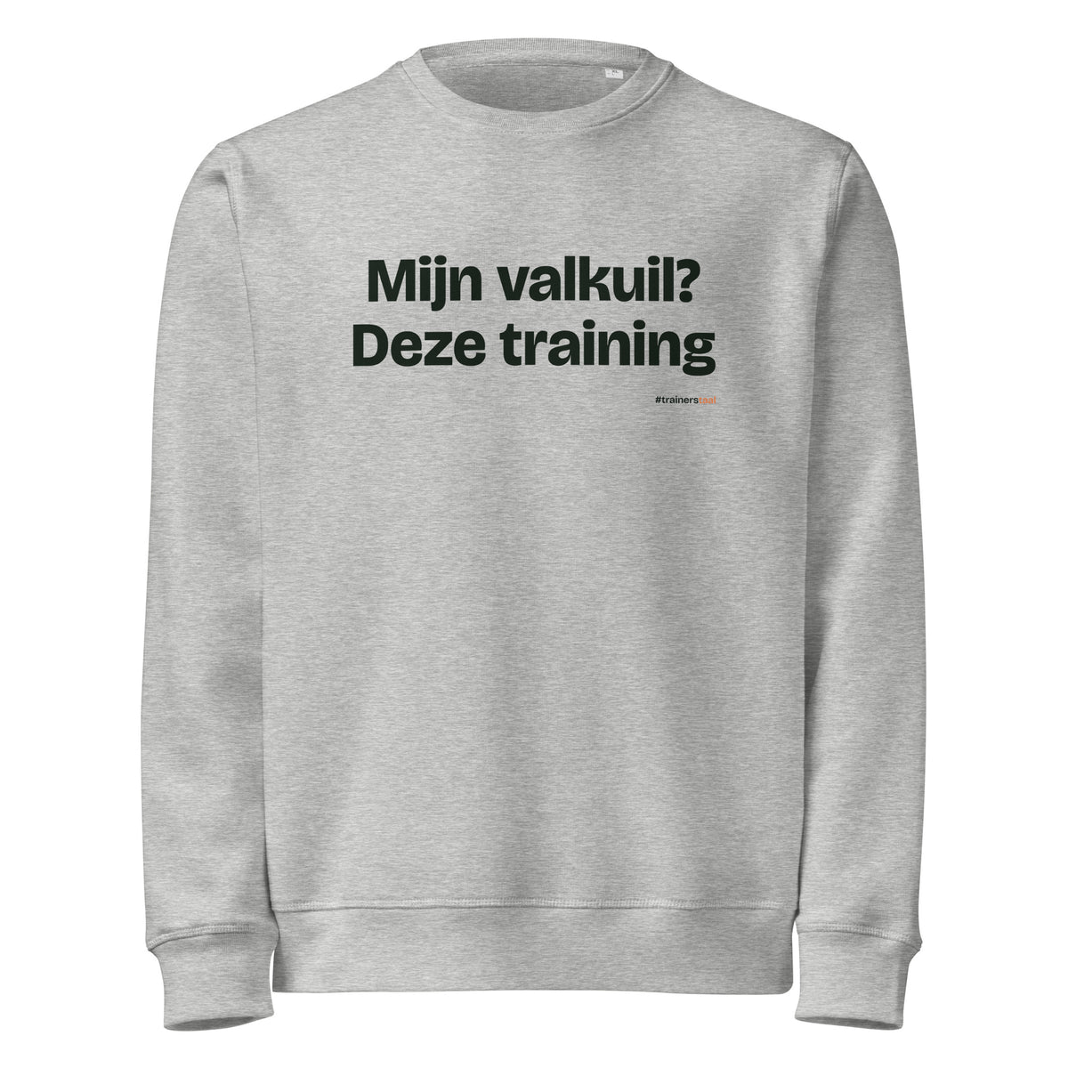 Mijn valkuil? Deze training – sweater grijs gemêleerd