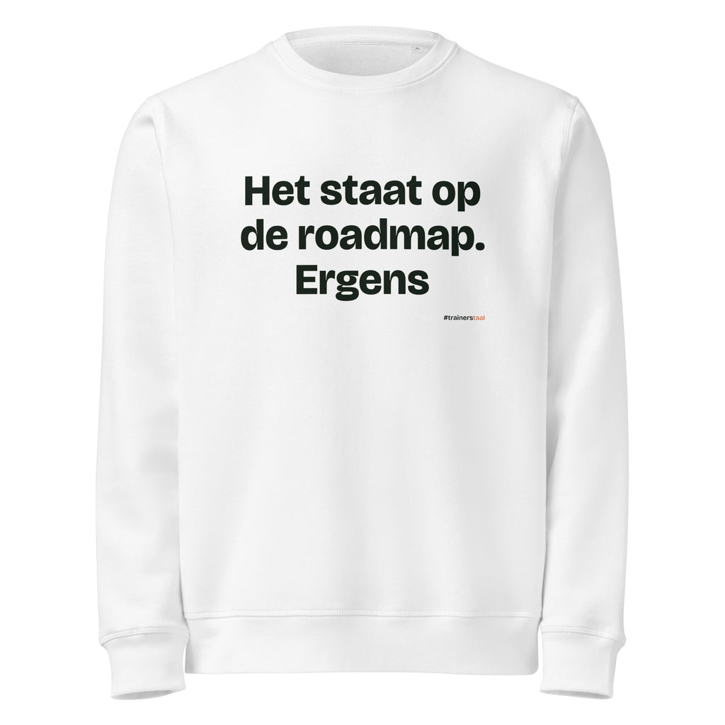 Het staat op de roadmap. Ergens – sweater wit