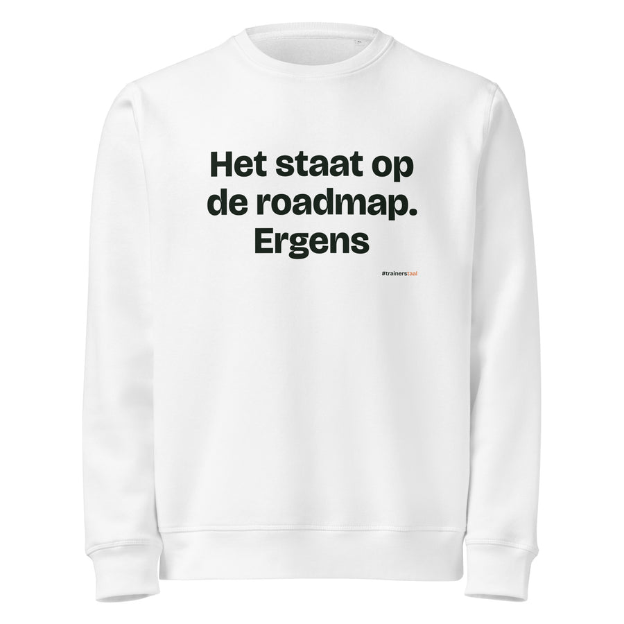 Het staat op de roadmap. Ergens – sweater wit