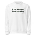 Ik zet jou even in de backlog – sweater wit