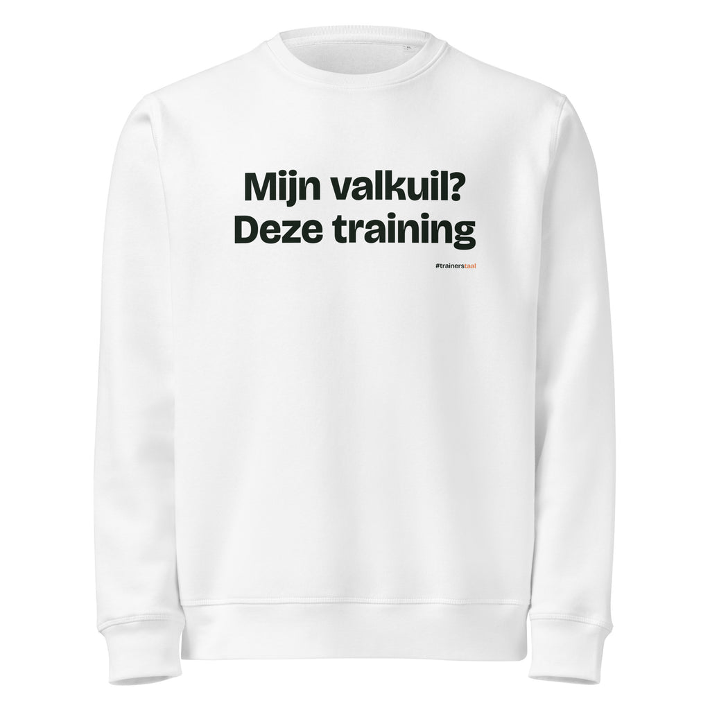 Mijn valkuil? Deze training – sweater wit