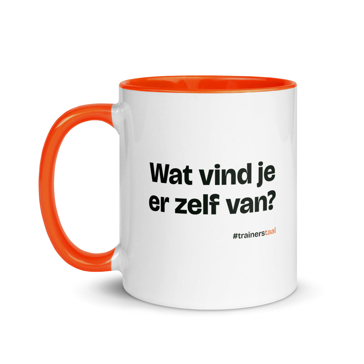 Wat vind je er zelf van? – mok