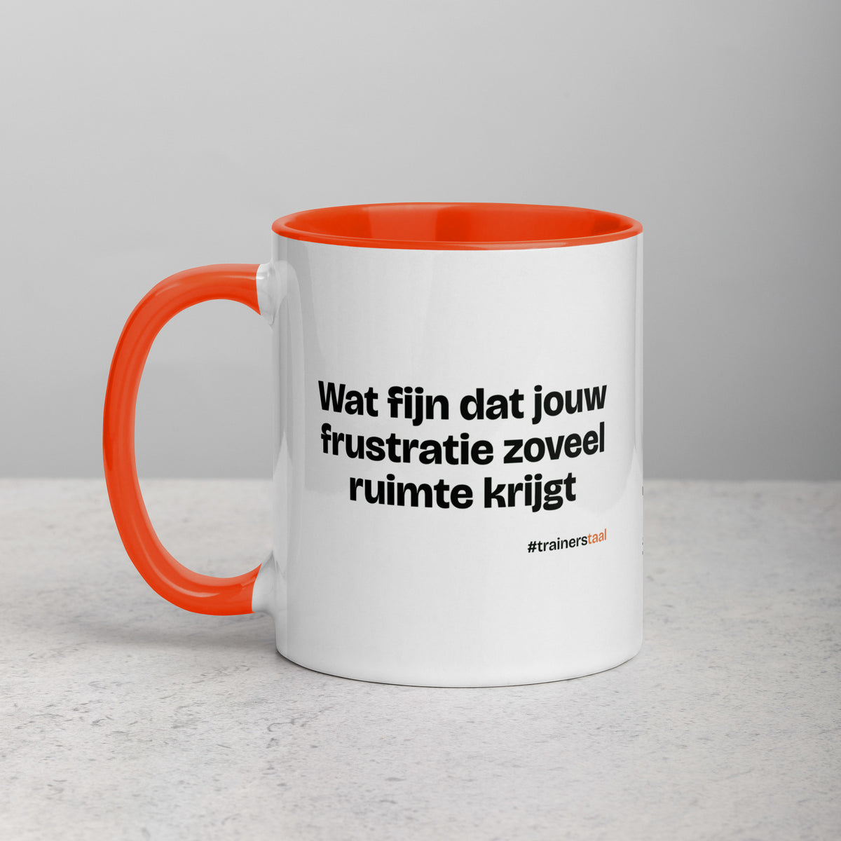 Wat fijn dat jouw frustratie zoveel ruimte krijgt – mok